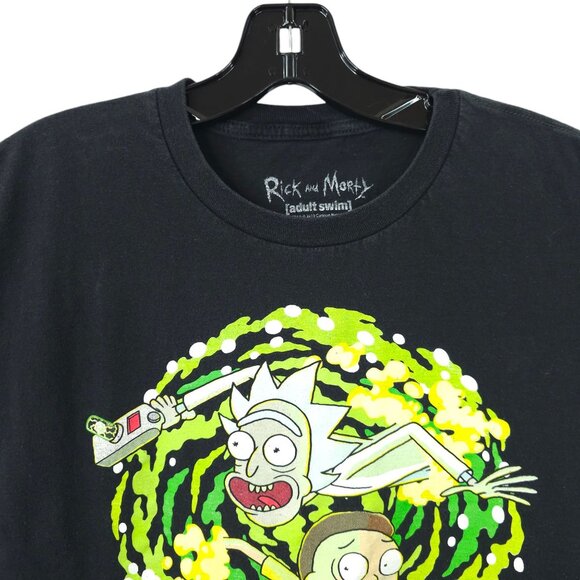 Cartoon Network Rick Morty Portal Graphic T Shirt Mens Size XL Ripple Junction - Picture 8 of 15
